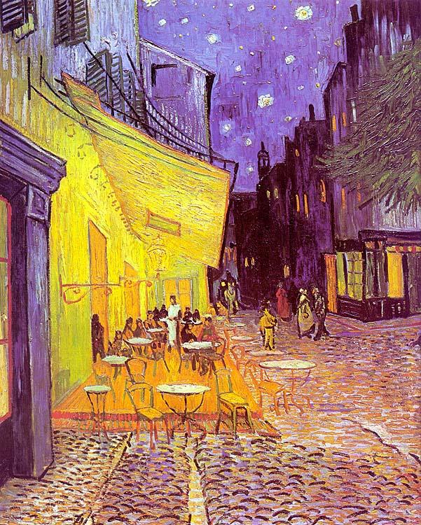 Vincent Van Gogh The Cafe Terrace on the Place du Forum, Arles, at Night oil painting image